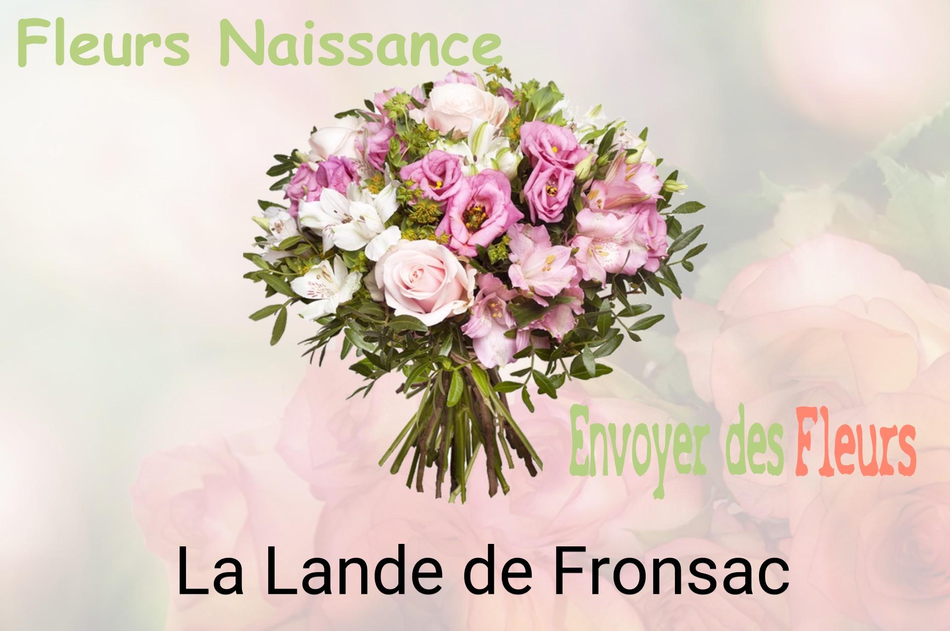 Bouquet de fleurs de naissance livré à La Lande-de-Fronsac