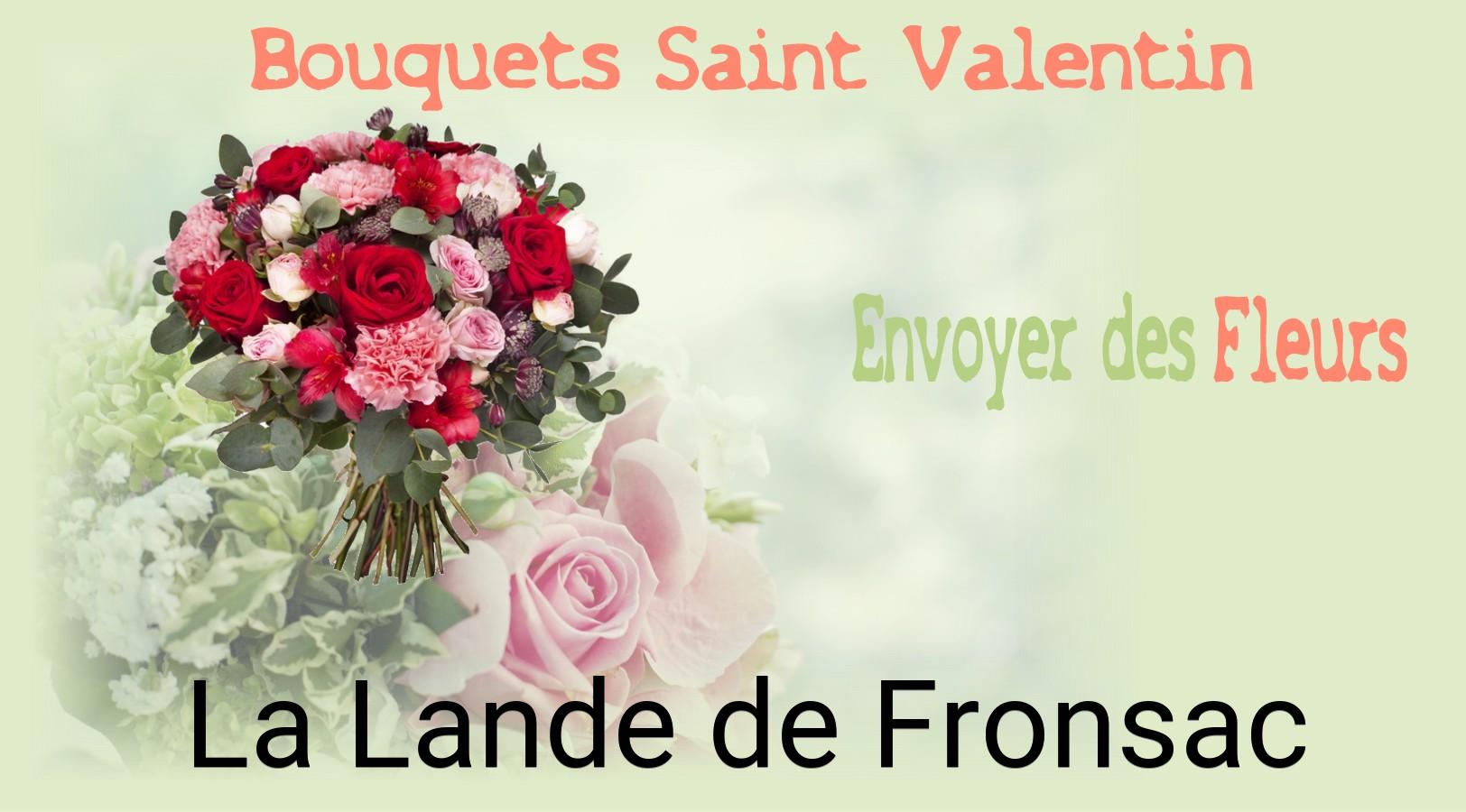 Roses de Saint-Valentin livrées à La Lande-de-Fronsac